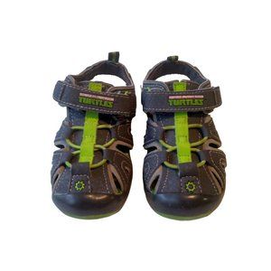 Boys Toddler Size 7 Mutant Ninja Turtles Closed Toe Sandals